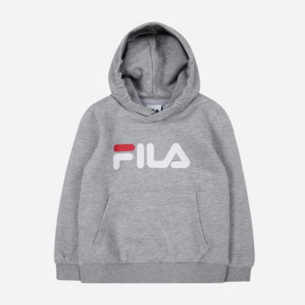 Blusa Moletom Capuz Fila Rapaz Cinzentas - Fila Uno L/S Outlet Portugal,SLEN-26074